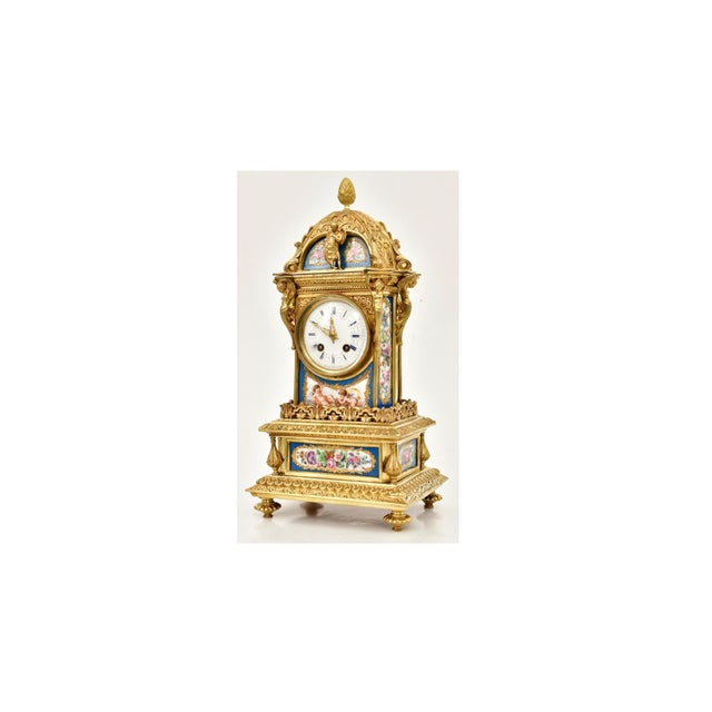 An exceptional early 19th-century French mantel clock by Raingo Frères, in collaboration with Sèvres, one of France’s most...
