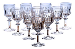 Vintage Crystal Wine Glasses from Nachtmann, 1950s, Set of 10