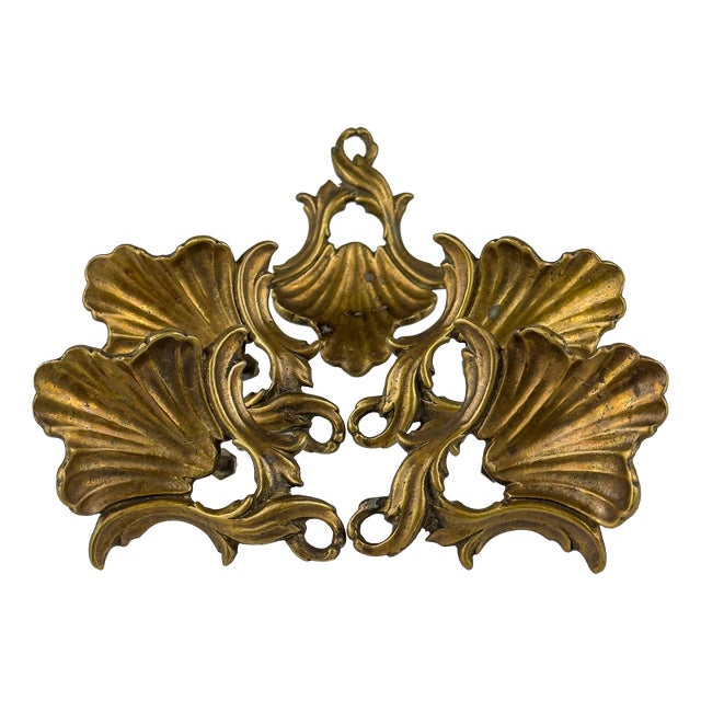 Antique Bronze Furniture Handles, Italy, 1930s, Set of 5 For Sale