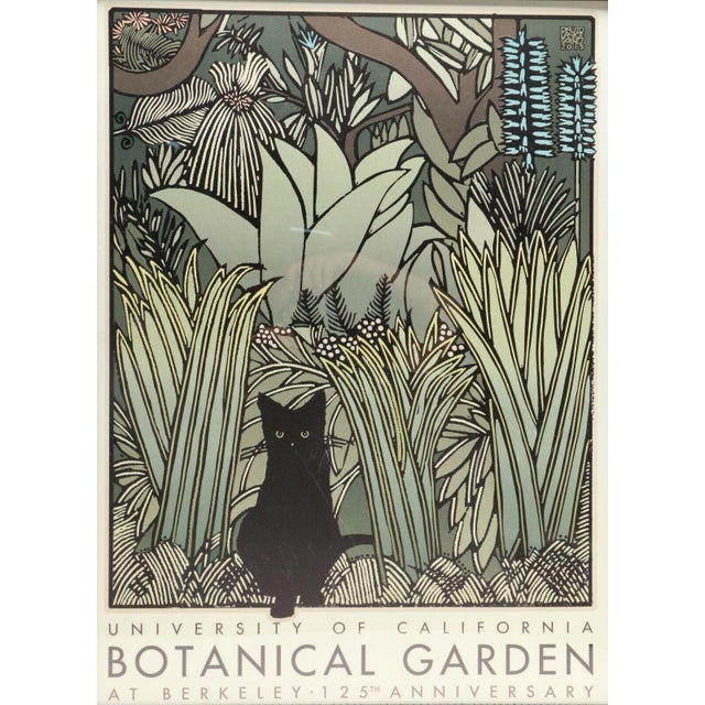 David lance goines lithograph poster university of california botanical