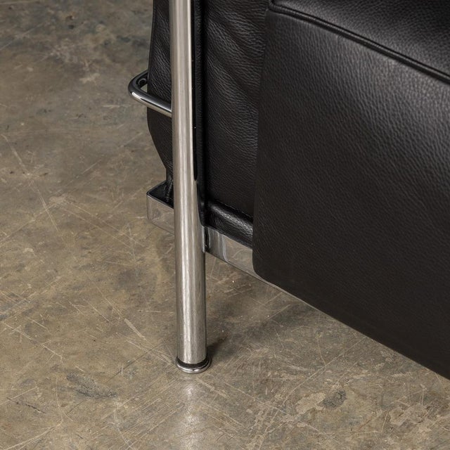 Metal Set of Large Model Chairs by Le Corbusier for Cassina, 2000 For Sale - Image 7 of 14