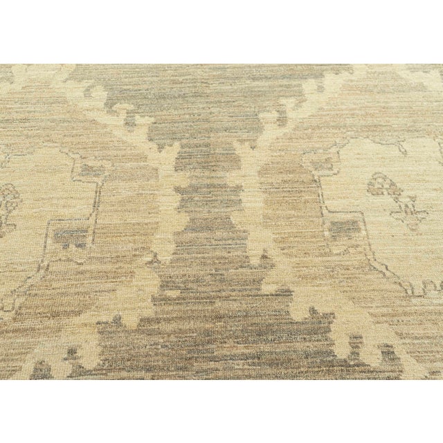 Turkish Oushak Rug 9'2" x 12'7" For Sale - Image 4 of 4