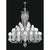 Cream Collection Regina Chandelier in Metal and Crystal by Jago For Sale - Image 8 of 9