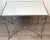 Maison Jansen Style French Neoclassical Steel & Brass Mirrored Gueridon Table For Sale - Image 4 of 13