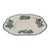 Large Green and White Spode Antique English Meat Platter For Sale