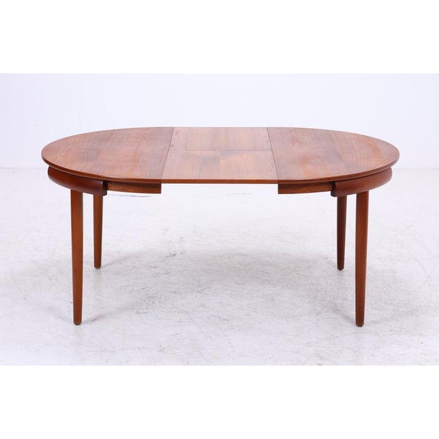 Vintage Teak Roundette Dining Table by Hans Olsen for Frem Røjle For Sale - Image 5 of 17
