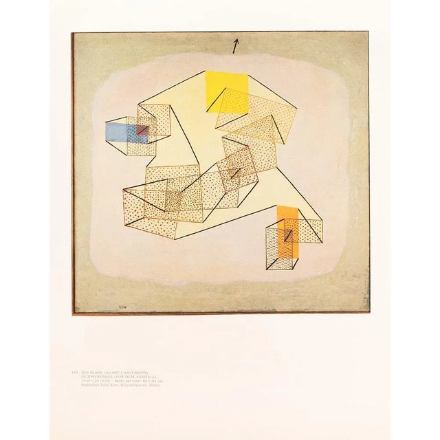 Printmaking Materials 1989 After Paul Klee "Who Soars (Before Ascension)", Full-Color Print From France For Sale - Image 7 of 8