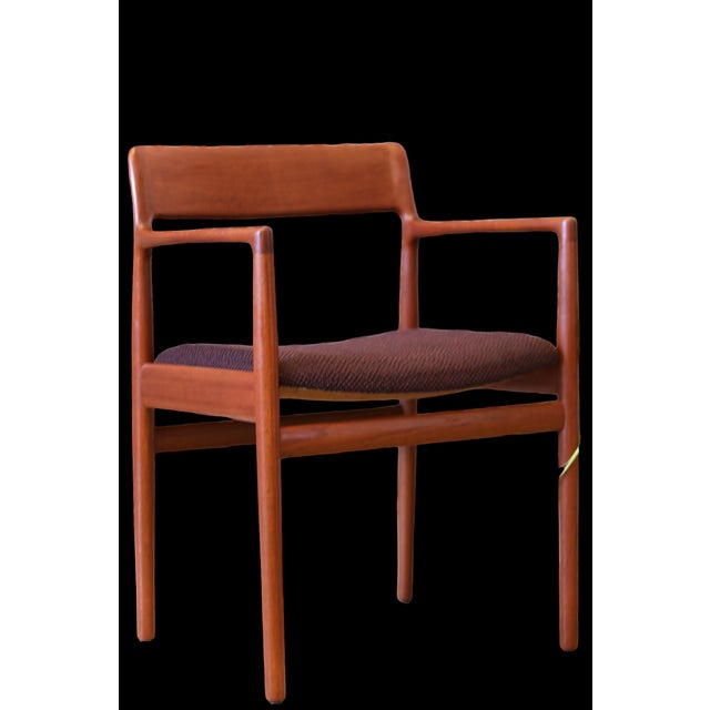 Model 152 Armchair in Teak and Kvadrat Upholstery by J. Nørgaard, 1960s For Sale - Image 13 of 18