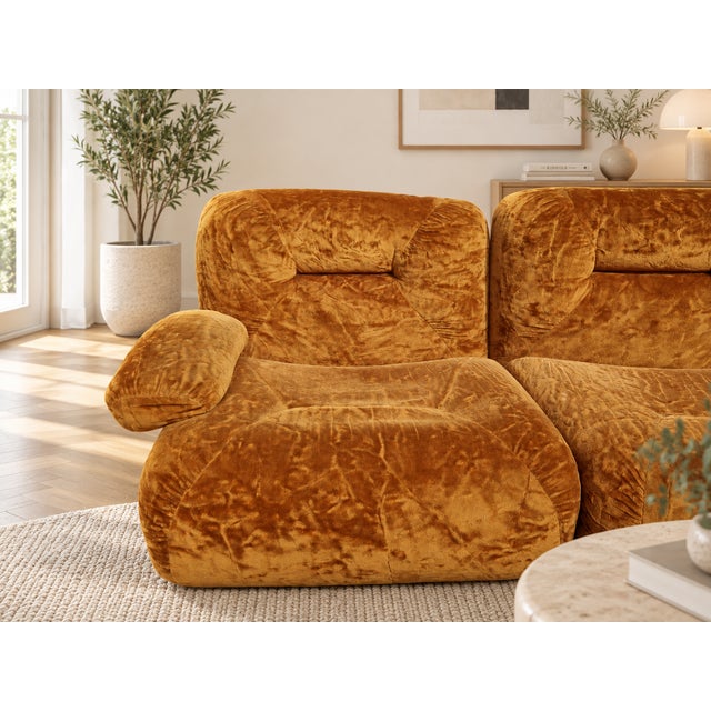 Vintage Space Age Modular Sofa, 1970s For Sale - Image 10 of 11