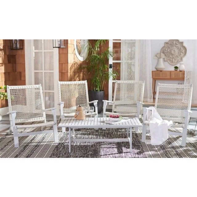 Contemporary Deven 5 Piece Living Set - Gray For Sale - Image 3 of 9