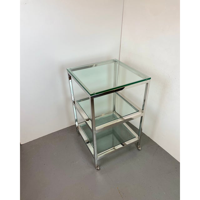 1980s Side Table from Belgo Chrome, 1980s For Sale - Image 5 of 11