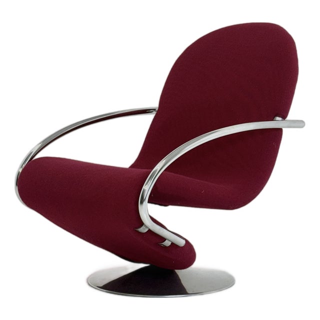 Vintage 123 Chair by Verner Panton for Fritz Hansen, 1970s For Sale