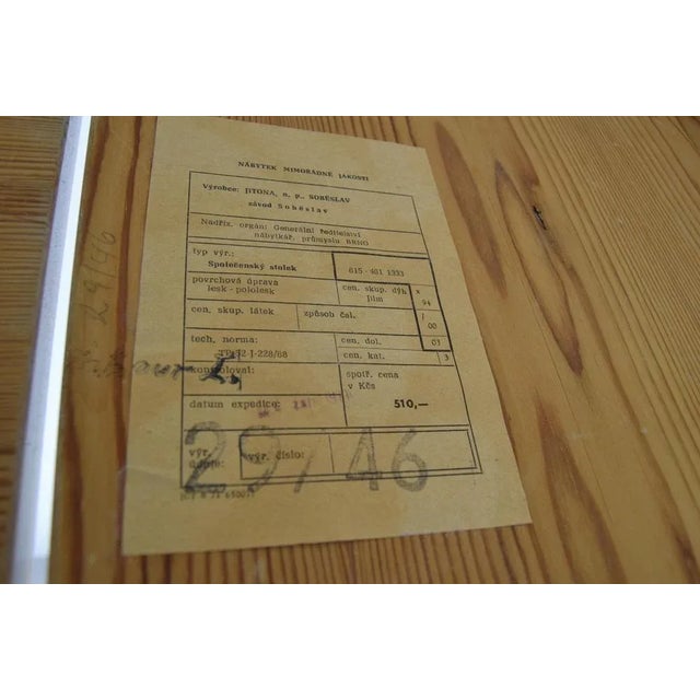 Mid-Century Table from Jitona Company, 1970s For Sale - Image 9 of 11