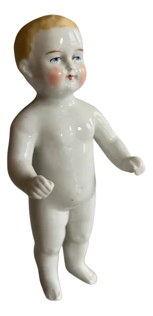 Biedermeier Porcelain Bathing Doll, Germany, 1820s
