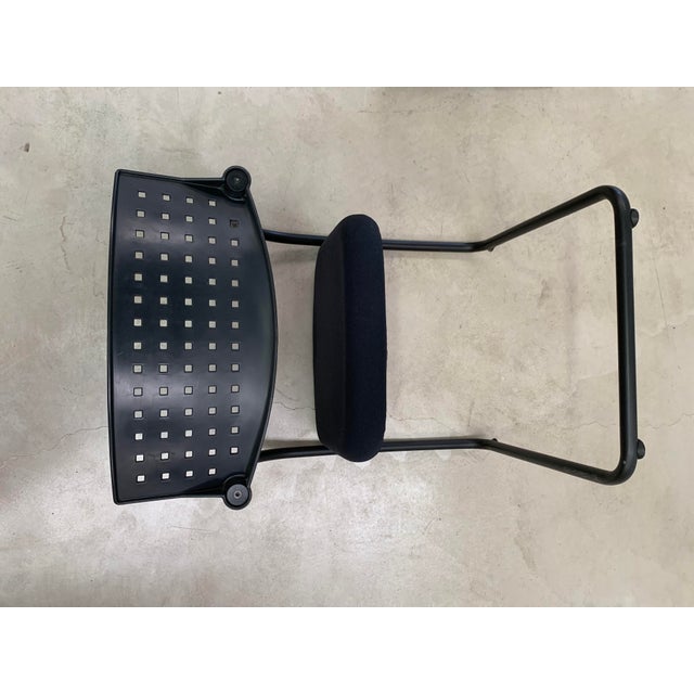 Black Visavis Chairs by Mario Bellini for Vitra, 1990s, Set of 2 For Sale - Image 8 of 11