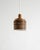 A rare and decorative swedish mid century "t-642" ceiling pendant lamp in beautifully patinated copper designed by hans-...