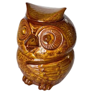 Large Brown Ceramic Pot with Lid by Mccoy, USA, 1960