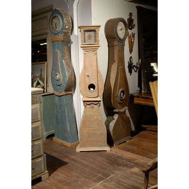 Early 18th Century Swedish Tall Clock With Square Head For Sale - Image 10 of 11