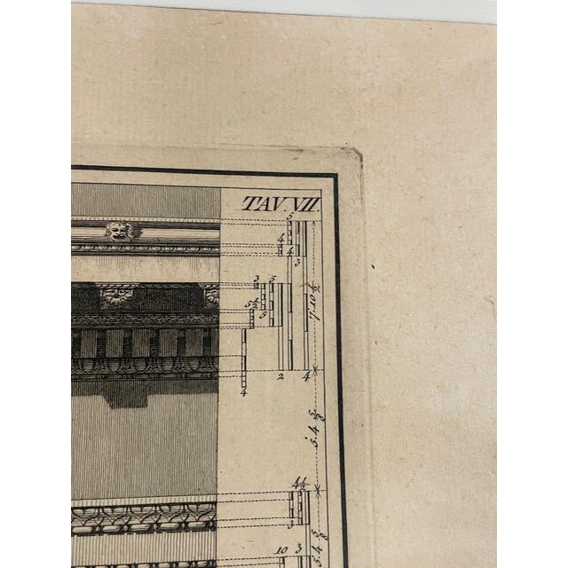 Late 18th Century 1796 Giovanni Battista Cipriani Set of Temple of Mars the Avenger Architectural Etchings - Set of 3 For Sale - Image 5 of 11