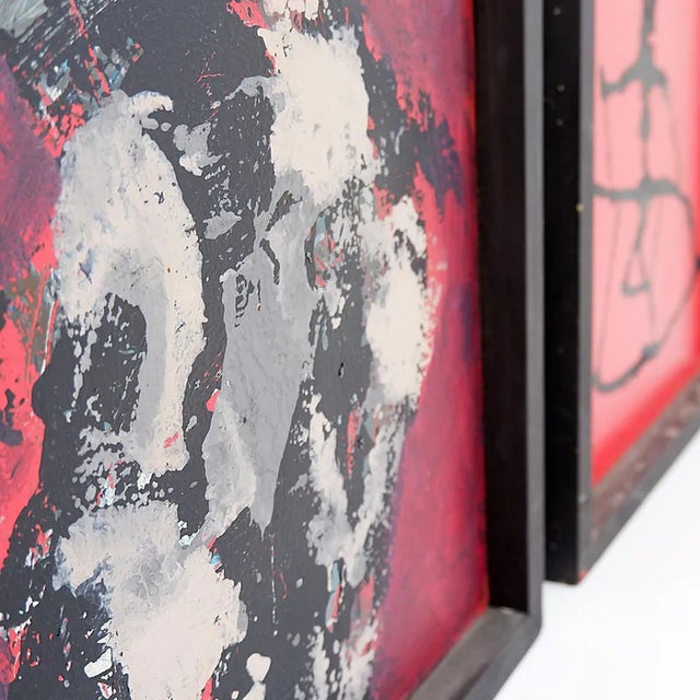 Small Paintings on Panels, Set of 2 For Sale - Image 4 of 13