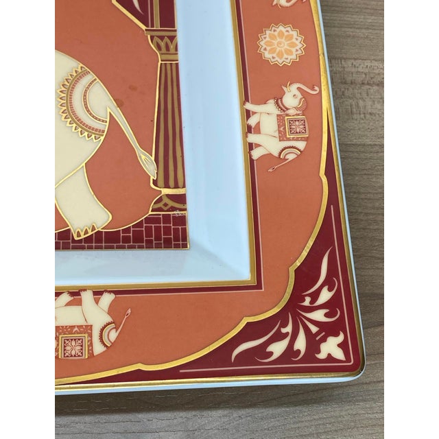 Ceramic 1970s Rosenthal Elephant Porcelain Tray For Sale - Image 7 of 9
