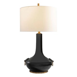 Lotus Black Lamp For Sale