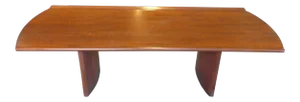 Mid Century Modern Coffee Table Manner of Frank Lloyd Wright