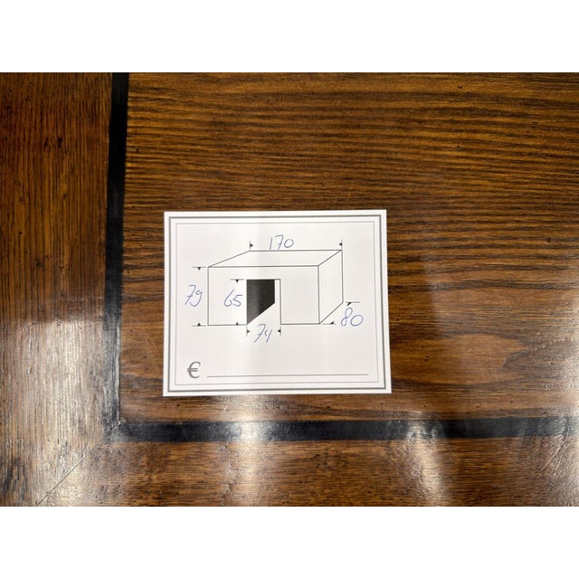English Desk in Oak For Sale - Image 17 of 18