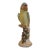 Majolica Earthenware Large Parrot Sculpture Hand Painted For Sale