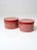 Vintage Candy Cane Stripe Hat Boxes Pair For Sale - Image 11 of 13