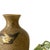 Glass and Crystal - Two vases and a flowerpot. European; early 20th century, in stained glass with gold accents. Height:...