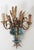 Gold Wall Lamp with Ears of Wheat Crystal Gold and Silver Leaf from Maison Bagues, 1960s For Sale - Image 8 of 12