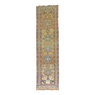 Kurd Bidjar Long Antique Runner - 3'6" x 14'7" For Sale