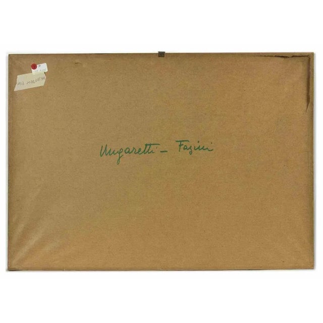 Fragments for the promised land is an original modern artwork realized by Pericle Fazzini on a text by Giuseppe Ungaretti...