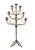 This elegant floor-standing candelabrum features a dramatic multi-light design inspired by classic Italian wrought iron...