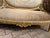 1900s French Louis XVI Gilt Beech Settee in Tan Velvet For Sale - Image 6 of 12
