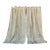 Fortuny Ashanti Gold and Ivory Vintage Curtain - Drapes a Pair For Sale