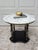 1940's Marble Top Side Table With Diamond Cut Crystal Detail For Sale - Image 10 of 10
