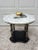 Vintage Palm Beach Style Marble Top Accent Table For Sale - Image 11 of 11