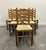 French Provence Oak Farmhouse Country Dining Chairs with Rush Seating, Set of 6 For Sale - Image 10 of 12