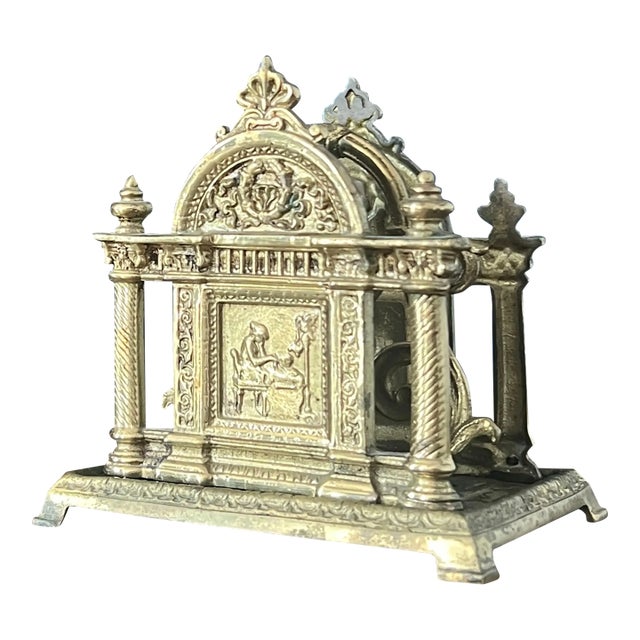 Victorian Brass Letter Holder For Sale
