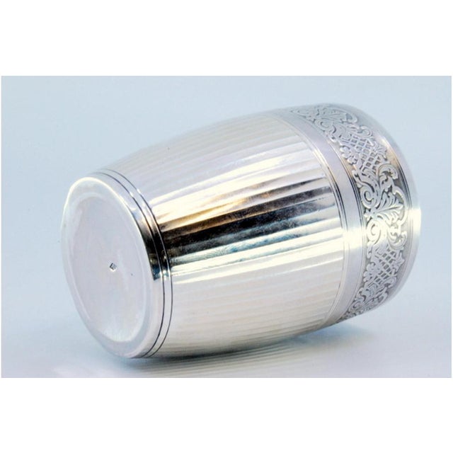 Silver Cup with Fluted Edges For Sale - Image 4 of 8