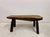Brown Rustic Wabi Sabi Elm Coffee Table with Dot Details, 1960s For Sale - Image 8 of 17