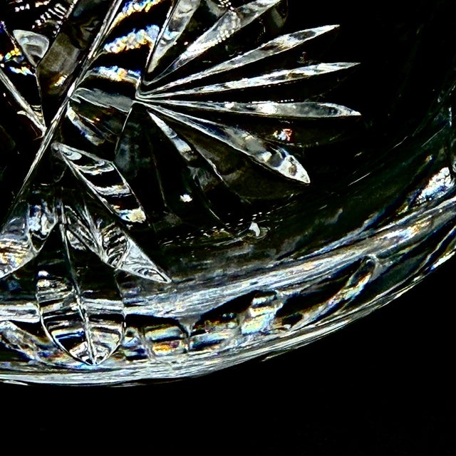 Vintage Cut Crystal Jug Water Pitcher by Webb Corbett, England, 1960s For Sale - Image 16 of 18