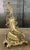 French Louis XV Rococo Style Brass Andirons For Sale - Image 4 of 8