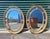 Pair of Vintage Large Oval Wall Mirrors For Sale - Image 4 of 7