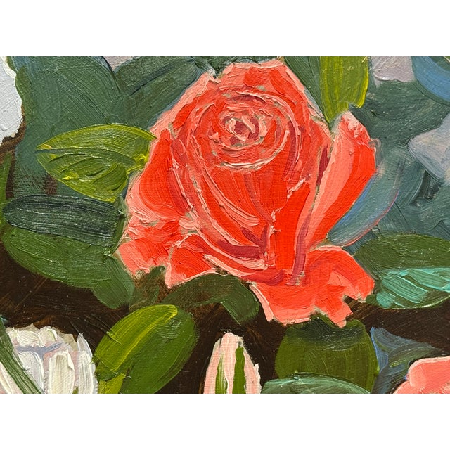 A beautiful painting equally at home on a gallery wall in a lady's boudoir. It is a smaller painting-- but extremely...