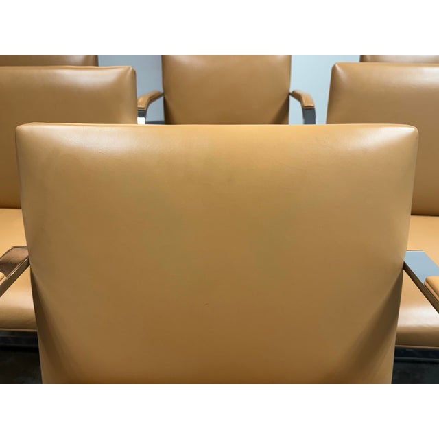 Ludwig Mies Van Der Rohe for Knoll Brno Armchairs, Set of Six For Sale In San Francisco - Image 6 of 12