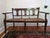 1940s Italian Biedermeier Style Caned Bench With Custom Cushion For Sale - Image 4 of 14