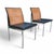 Vintage Paul McCobb Planner for Lane Furniture Wicker Caned Chrome Chairs- A Pair For Sale - Image 17 of 18